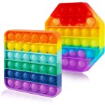 Lot de 2 pop bubble push fidget fidget s it its pack fidgets packs danxit jeu pour enfants pas cher ...