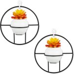 Lot de 2 pot de fleur mural interieur suspendu jardiniere a suspendre d�coration murale g�om�trique pour ...