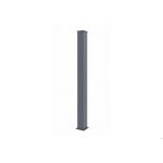 Lot de 2 poteaux - casanoov - eifel - 15x15 - h. 190cm - gris anthracite - aluminium