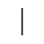 Lot de 2 poteaux - casanoov - eifel - 10x10 - h. 190cm - gris anthracite - aluminium