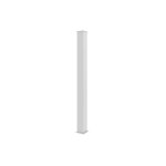 Lot de 2 poteaux - casanoov - eifel - 15x15 - h. 190cm - blanc mat - aluminium