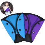 Lot de 2 prot�ge - ceintures de s�curit� enfant pour voiture avec sangle et �pauli�res clips de ceinture ...