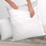 Protge - oreillers - noname - lot de 2 - 63 x 63 cm - impermable - anti - acariens