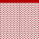 Lot de 2 rideaux � franges m�talliques rouges en forme de sapin de no�l (975 x 201 cm) guirlandes lumineuses ...