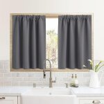 Lot de 2 - rideaux occultant court de petite fenêtre rv caravane décoration maison lumiere bloquer tenture ... Lot de 2 - rideaux occultant court de petite fenêtre rv caravane décoration maison lumiere bloquer tenture ...