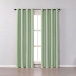 Lot de 2 rideaux occultants � oeillets isolant thermique design moderne pour salon et chambre 132 x 160 ...