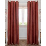 Lot de 2 rideaux occultant phoniques et thermiques chenille doubl�s polaire 140 x 240 cm osiris le fil ...