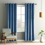Lot de 2 rideau velour draperies thermique luxurious rideaux isolant anti froid pour salon chambre - ...
