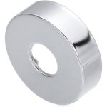 Lot de 2 rosaces robinet �25 mm (3 / 4) pour mitigeur douche robinetterie et radiateurs finition argent ...