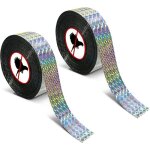 Lot de 2 rouleaux de 2 rouleaux de 100 m�tres de ruban r�pulsif pour oiseaux et oiseaux 200 m