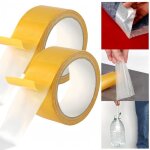 Lot de 2 rouleaux de ruban adhsif robuste pour tapis - ruban adhsif double face - 3 cm x 20 m - facile ...