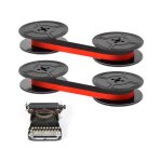 Lot de 2 rubans encreurs pour machine  crire compatible avec les modles classiques din 2103 32755 ...