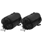 Lot de 2 sacs de couchage de camping en plein air sac de rangement de compression pour voyage pour adulte ...