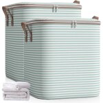 Lot de 2 sacs de rangement 180 l grande bo�te de rangement ? sacs de rangement pliables pour couettes ...