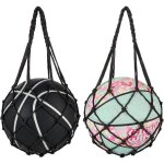Lot de 2 sacs de rangement en maille sac de rangement pour entra�nement sportif sac en filet solide et ...