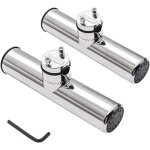 Lot de 2 supports de canne à pêche réglables en acier inoxydable pour bateau yacht rails de 18 à 26 mm ... Lot de 2 supports de canne à pêche réglables en acier inoxydable pour bateau yacht rails de 18 à 26 mm ...