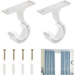 Lot de 2 support de tringle � rideaux support de tringle � rideau pour 20 � 28 mm support tringle en ...