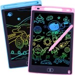 Lot 2 table tablette dessin enfants8. 5 pouces tablette dessin lcd magiquedoodle pad avec bouton deffacement ...