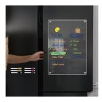 Lot de 2 tableau magnetique frigo a4 (29 x 20cm) planning frigo magnetique mmo tableau effaable transparent ...