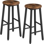 Lot de 2 tabourets de bar - hoobro - tabouret de petit - d�jeuner - chaises hautes - pour salle � manger ...
