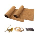 Lot de 2 tapis en fibre de coco pour reptiles tapis naturel pour terrarium literie substrat pour reptiles ...