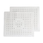 Lot de 2 tapis de protection pour évier de cuisine en caoutchouc antidérapant durable facile à fileter ... Lot de 2 tapis de protection pour évier de cuisine en caoutchouc antidérapant durable facile à fileter ...