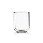Tasses en verre - helya - lot de 2 - 10 cl - double paroi - r�sistant � la chaleur