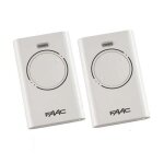 Lot de 2 tlcommande faac xt2 pour portail