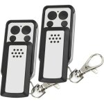 Lot de 2 t�l�commandes de portail pour avidsen 114253 104257 104251 compatible avec la marque avidsen ...