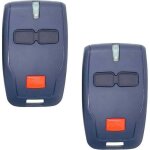 Lot de 2 tlcommandes universelles bft 433 mhz pour porte de garage compatibles avec louvre - porte ...