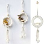 Lot de 2 tentures murales style bohme avec franges et pompons pour chambre denfant dcoration murale ...