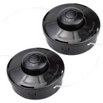 Lot de 2 ttes de dbroussailleuse universelles bobines de nylon m10 x 125 pour dbroussailleuse thermique ...