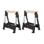 Lot de 2 tr�teaux ajustables lumberjack pour bricolage - keter