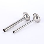 Lot de 2 tubes de farce  saucisses en acier inoxydable entonnoirs pour hachoir accessoires cuisine maison ...