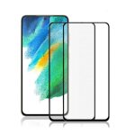 Lot de 2 verres tremp�s noir pour samsung galaxy s21 fe 5g . protection d�cran anti rayures r�sistant ...