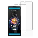 Lot de 2 verres tremp�s pour sony xperia 10 iii . vitre protection d�cran transparent - anti rayures ...