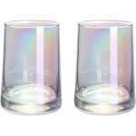 Lot de 2 verres � whisky 250 ml verres color�s en cristal pour la maison la cuisine le bar