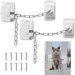 Lot de 2 verrous de fen�tre avec vis entreb�illeurs de fen�tre pour la s�curit� des enfants et des animaux ...