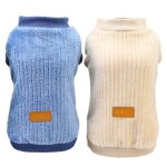 Lot de 2 v�tements pour chien pull en peluche doux et chaud pour chiot pull dhiver pour chiot et chat ...