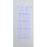 Lot de 2 voilages 60x160cm stores enrouleurs tissu imprimé virginie blanc Lot de 2 voilages 60x160cm stores enrouleurs tissu imprimé virginie blanc