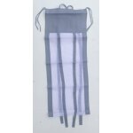 Lot de 2 voilages 60x160cm stores enrouleurs tissu imprim virginie gris