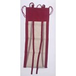 Lot de 2 voilages 60x160cm stores enrouleurs tissu imprim virginie rouge
