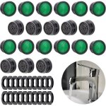 Lot de 20 arateurs de robinet pices de rechange avec joint de cache de robinet limiteur de dbit insert ...
