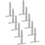 Lot de 20 attaches tablier souples pour volet roulant ? fixation tabliers et lames ? crochets compatibles ...