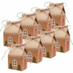 Lot de 20 botes cadeaux pour sapin de nol sacs  bonbons en papier kraft emballage cadeau dcoration ...