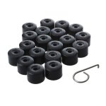 Lot de 20 cache - moyeux de roue de voiture �crous de moyeu capuchons de protection ext�rieure pour vis ...
