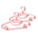 Lot de 20 cintres en plastique antidrapants pour enfants parfaits pour ranger les vtements de bb rose ...