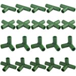 Lot de 20 connecteurs de cadre de jardinage r�sistants pour serre et plantes 11 mm
