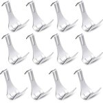 Lot de 20 crochets crochets en métal pour cimaise crochets sans perçage crochets de suspension robustes ... Lot de 20 crochets crochets en métal pour cimaise crochets sans perçage crochets de suspension robustes ...