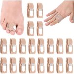 Lot de 20 protge - orteils correcteurs dorteils en marteau attelles de bandage pour les doigts bandages ...